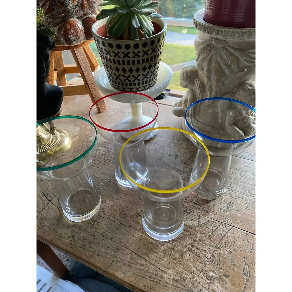 CHEF'S COUNTER 4PC MARGARITA GLASS 11 oz SET New in box